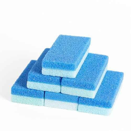 6 Pack Foot Pumice Stone for Feet Callus and Foot Scrubber Dead Skin Remover (Blue)