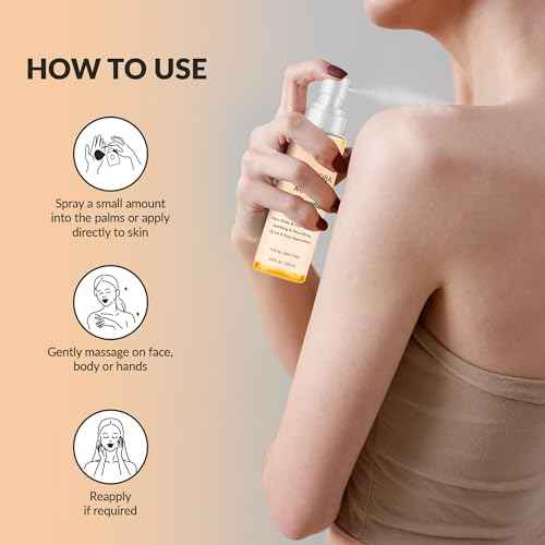 Majestic Pure Oat & Jojoba Oil Body Mist- 100% Pure & Natural - After Shower Body Oils for Women and Men - Scented, Radiant, Skin Therapy Firming Massage Oil - 6.8 Fl Oz