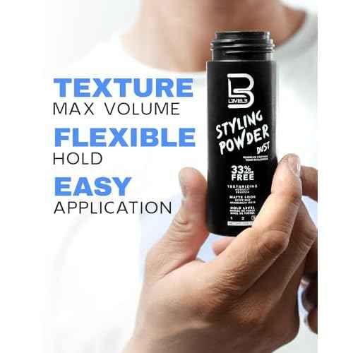 L3 Level 3 Styling Powder - Natural Look Mens Powder - Easy to Apply with No Oil or Greasy Residue