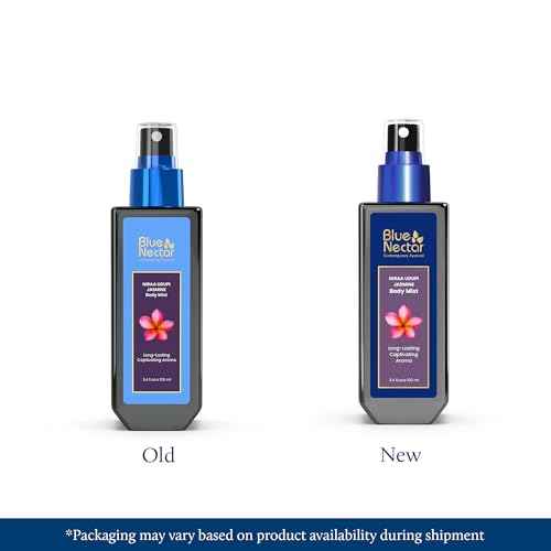 Blue Nectar Niraa Udupi Jasmine Body Mist for Long-Lasting Freshness and Relaxation (3.38 fl oz)