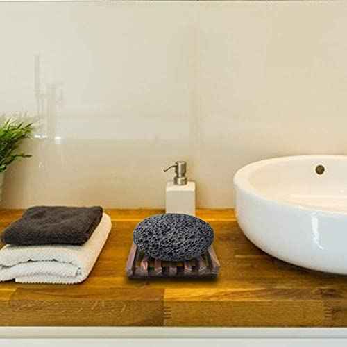 Pumice Stone for Foot, Natural Earth Lava Shower Pumice Stone Black, Exfoliating Rock for Feet, Pedicure Rocks, Stone for Skin Scrubber, Pedicure Exfoliator Tools Scrubber Health Foot Care