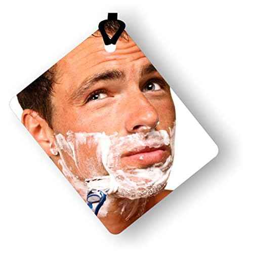 ReflectX Travel Shower Mirror - Light and Durable - Made in The U.S.A. - Shatterproof - Easily Eliminate Fog and Shadows for a Clear Fog Free Reflection. (unclad)