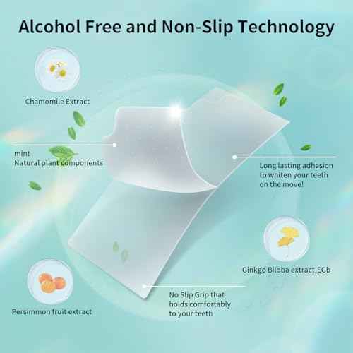 Teeth Whitening Strips 7 Treatments Kit - Contain Teeth Whitening Pen£¬Sensitive Teeth Whitener, Non-Slip, Dry Strip Technology for Coffee, Wine, Tobacco, and Other Stains (14 Strips)