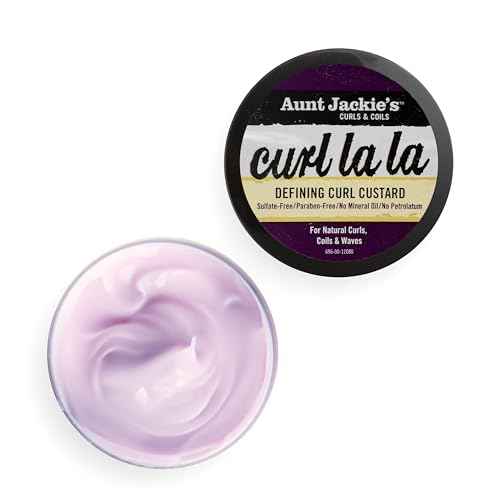 Aunt Jackie's Curl La La, Lightweight Curl Defining Custard, Enriched with Shea Butter & Olive Oil, Basic, 15 Ounce