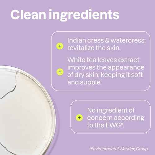 ATTITUDE Body Cream, EWG Verified Moisturizer, Vegan Moisturizing Products For Dry Skin, Dermatologically Tested, White Tea Leaves, 8 Fl Oz