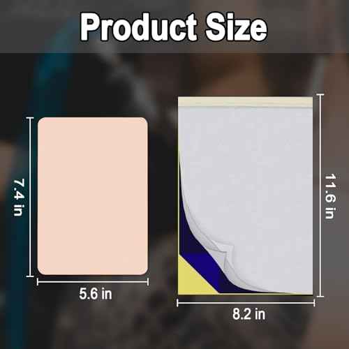 15PCS Tattoo Practice Skins with Transfer Paper, Includes 5PCS Practice Skin and 10PCS Transfer Paper for Beginners and Artists Tattoo Supplies