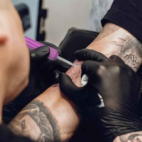 20pcs Tattoo Pen Tattoo Stencil Pen Outline Supply Comes with a Pen Shell (Purple)