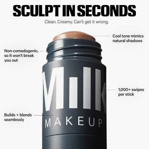 Milk Makeup Sculpt Stick ? Cool-Toned Cream Contour Stick with Thyme Extract + Mango Butter ? Hydrating, Buildable Formula Adds Depth + Dimension