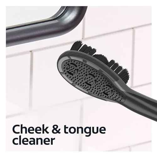 Colgate 360 Vibrate Charcoal Battery Operated Toothbrush Pack, Soft with 1 AAA Battery Included, Black, 2 Count