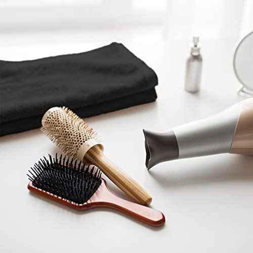 Arkwright Bleach Proof Salon Towels - Pack of 12 - Highly Absorbent, 100% Cotton, Quick Dry Spa Face Towel for Hair Stylist, Barber, Pedicure, and Esthetician, 16 x 27 in, Black