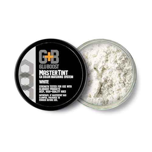 GluBoost MasterTint Jars ? Long-Lasting Color Additives for Perfect Color Matching ? Works with MasterGlu & Fill n¡¯ Finish Pro ? No Solvent Needed - White