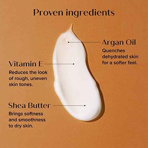 Medix 5.5 Argan Oil Cream + Vitamin E Anti Aging Skin Care Moisturizer Body Cream | Firming Body Lotion Reduces Look Of Wrinkles, Cellulite, Crepey Skin, & Uneven Skin Tone For Women & Men, 15 Fl Oz