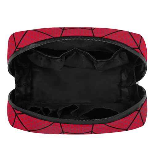 Kids Toiletry Bag for Boys, Cute Small Red Spider Web Wash Bag for Little Young Boys Waterproof Cosmetic Weekender Bag Toddler Traveling Toiletries