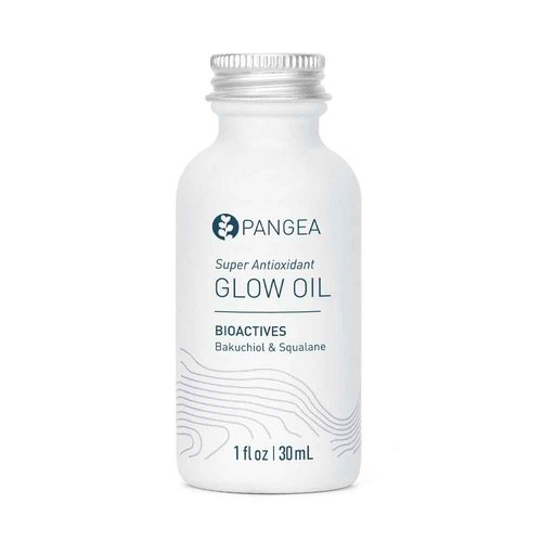 Pangea Organics - Natural Bakuchiol + Squalane Super Antioxidant Glow Oil | Vegan, Non-Toxic, Sustainable Clean Beauty (Glass Bottle, 1 fl oz | 30 ml)
