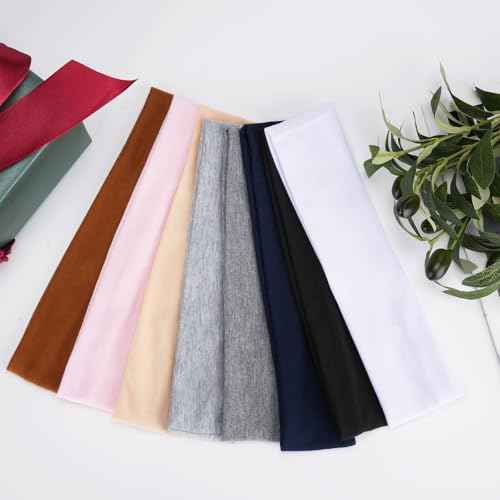 8 Pack Headbands for Women, Elastic Soft Hair Bands Non Slip Women's Fashion Headbands for Daily Workout Yoga Running