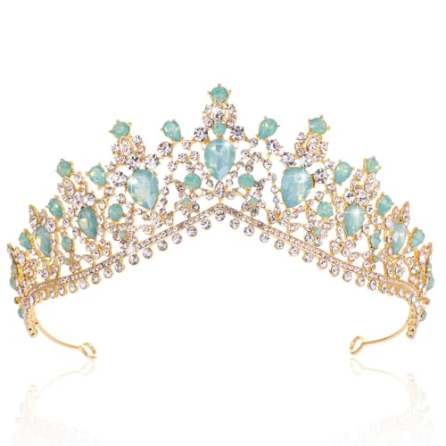 Kamirola - Queen Crown and Tiara Princess Crown for Women and Girls Crystal Headbands for Bridal, Wedding Gothic Halloween Costumes for Women Prom Christmas Halloween Birthday Prom Pageant Party£¨TR23£©