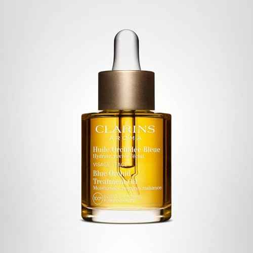 Clarins Blue Orchid Face Oil Treatment | Skin is Immediately Hydrated*, Revitalized and Toned | Restores Radiance | Visibly Minimizes Fine Lines | 100% Natural Plant Extracts | Dry Skin Type