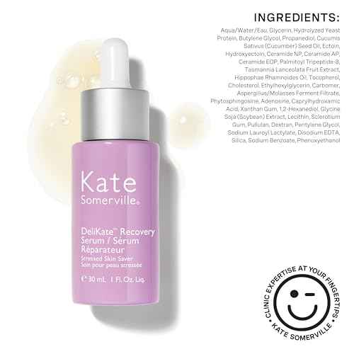Kate Somerville DeliKate Recovery Serum – Clinically Formulated Hydrating Treatment, Irritation and Redness Relief for Stressed or Sensitive Skin, 1 Fl Oz