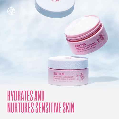 W7 Berry Clean Makeup Remover & Cleansing Balm ? Melt Away Makeup & Say Hello to a Berry Fresh Glow! Hydrating, Gentle & Packed with Skin Loving Goodness