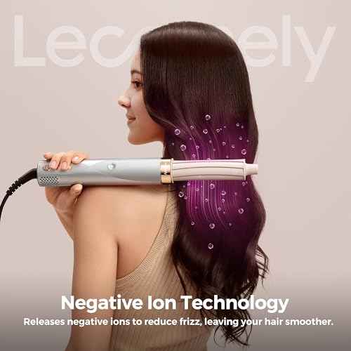 5 in 1 Air Wrap Hair Styler with Automatic Curling & Drying Features Lightweight High-Speed Hair Dryer Airwrap with Negative Ion Technology for Frizz Control & Long Lasting Styles AirEdge A3