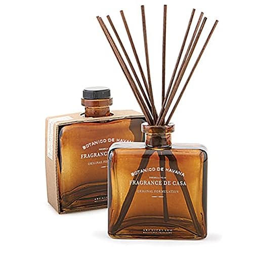 Archipelago Botanicals Botanico de Havana Diffuser, Includes Fragrance Oil, Decorative Wooden Cap and 10 Diffuser Reeds, Perfect for Home D?cor (7.85 fl oz)