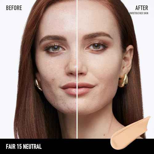 bareMinerals Barepro Performance Wear Liquid Foundation SPF 20, Breathable Makeup for Face, Full Coverage, 24HR Wear, Natural Matte Finish, Vegan