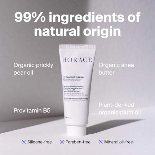 HORACE Gift Set with Purifying Face Cleanser, Gentle Face Scrub, and Mattifying Face Moisturizer - Skincare Set for Cleansing and Hydrating