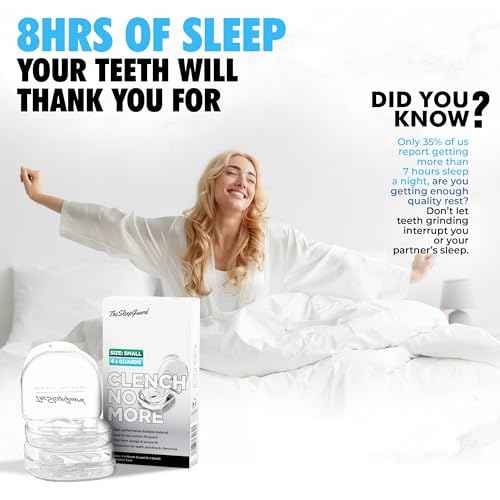 TheSleepGuard Mouth Guard for Clenching Teeth at Night [Pack of 4, Small Size - Women] ? Custom Night Guards for Teeth Grinding ? Nighttime Protection During Sleep for Adults