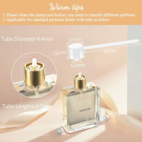 105 Pcs 5ml Refillable Perfume Atomizer Mini Refillable Travel Spray Bottle Portable Bottle Bulk with 105 Pcs Perfume Dispenser Pump Transfer Tool for Outgoing, Mixed Color