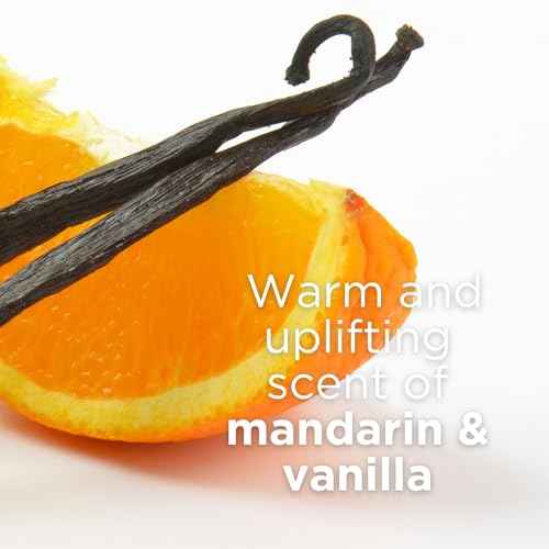 Andalou Naturals Vitalizing Body Lotion Mandarin Vanilla - Hydrating Daily Moisturizer to Nourish Dry Skin - With Shea Butter, Cocoa Butter, Rose Hip Oil, Argan Oil, & Aloe Vera - 8 fl oz