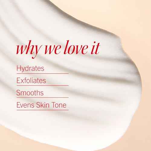 First Aid Beauty - KP Smoothing + Brightening Body Lotion with 10% AHA, Lactic Acid, Urea + Colloidal Oatmeal, Exfoliate & Moisturize, Banish Keratosis Pilaris Bumps, NEW Peach Scent (6. 7 fl oz)