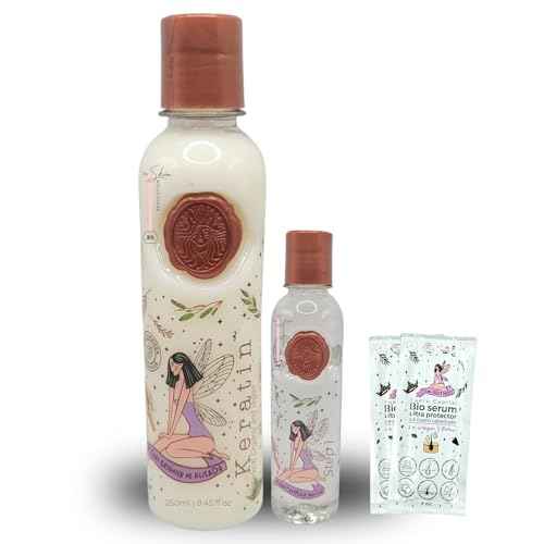 Aftercare for Ritual Bot?nico Keratina Org?nica | Treatment to Straighten, Repair and Relax Hair | All Natural, Organic & Vegan Ingredients | Product of Colombia| Keratin Medium, 250ml/8.45 Fl Oz)