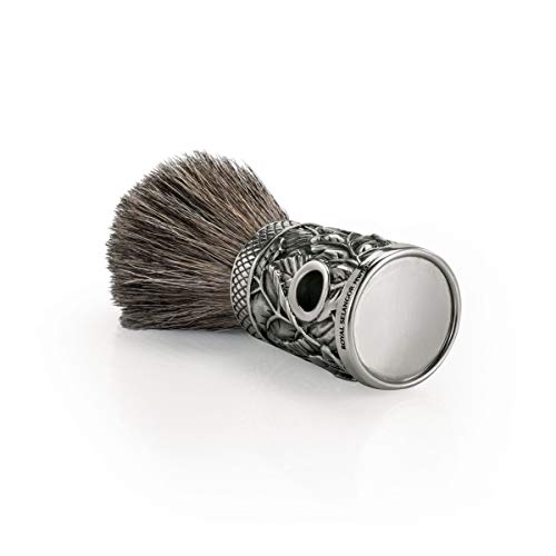 Royal Selangor Hand Finished Men's Accessories Collection Pewter Woodland Shaving Brush Gift