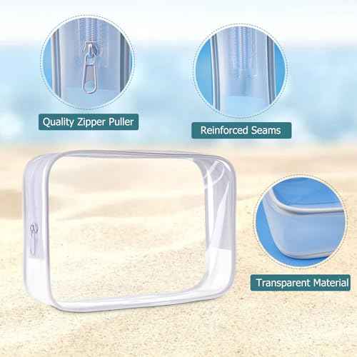 Cosywell Travel Bottles for Toiletries 4pcs 3.4oz Travel Shampoo and Conditioner Bottles TSA Approved Travel Size Containers Leak Proof Small Plastic Squeeze Bottles with Flip Cap