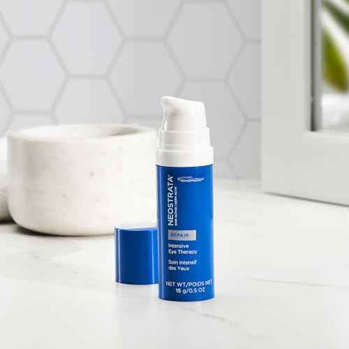 NEOSTRATA SKIN ACTIVE Intensive Eye Therapy, Anti Aging Under Eye Ceam, Treats Dark Circles, Puffiness, Fine Lines and Wrinkles with Hyaluronic Acid, Peptides and Bakuchiol, 0.5 oz
