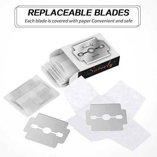 50 Pieces Callus Shaver Replacement Blades Corn Plane Stainless Steel Blades for Removing Callus Foot Care and Pedicure Tools