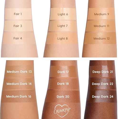 ColourPop Pretty Fresh Tinted Foundation Stick - Balm to Cream Foundation with Light to Medium Coverage - Infused with Hydrating Hyaluronic Acid, Peptides & Niacinamide - Fair 3 (0.29 oz)