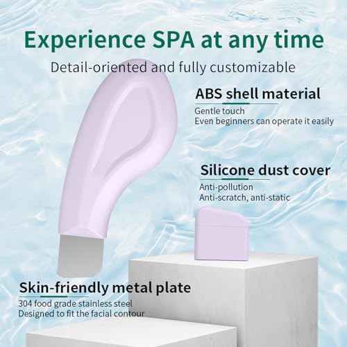 Silicone Nose Blackhead Remover/Face Spatula for Deep Cleaning Black Head Removal.Mild and Safe Skin Scrubber for Remove Facial and Nose Ehead (Purple)