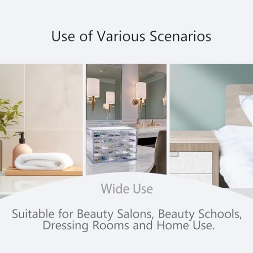 5 Tier 120Lattice nail Organizers and Storage Clear Acrylic Nail Jewellery Accessories Storage Case Holder Shelves Display Mesa Para Manicura Profesional Nail Table