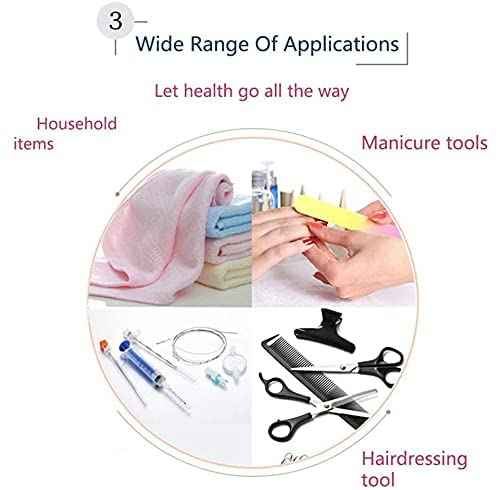 UV Sterilizer Disinfection Cabinet Ozone Disinfect for Nail Tools Nail Art Equipment Tool Manicure Portable Nail Disinfection Box Hairdressing Tool,Multipurpose for Health & Household