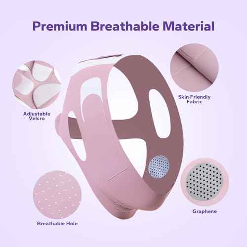V-Line Lifting Chinstrap, V-Line Mask, Chinstrap for Sleeping, Reusable Face Strap, Chin Up Patch, V-Shaped Belt, Shaped Face Mask for Sagging