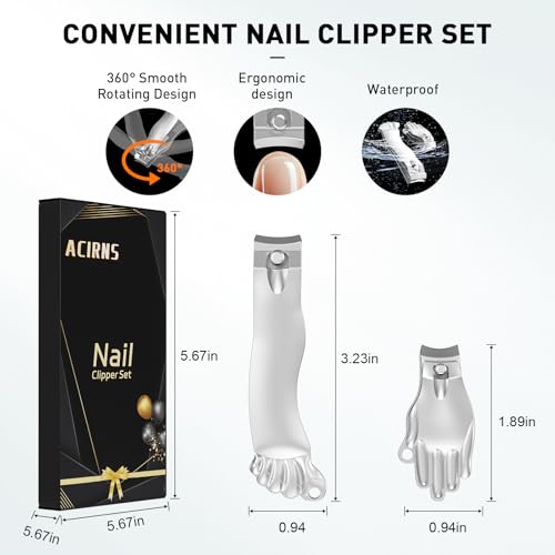 Nail Clippers Set,Gag Gifts Funny,Stocking Stuffers for Adults Men Him,White Elephant Gifts for Adults, Cool Stuff Gadgets for Men Dad Boyfriend Father Husband Friends,Mens Gifts Ideas