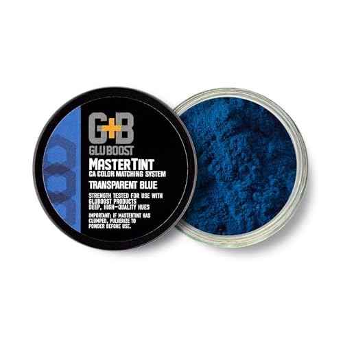 GluBoost MasterTint Jars ? Long-Lasting Color Additives for Perfect Color Matching ? Works with MasterGlu & Fill n¡¯ Finish Pro ? No Solvent Needed - Blue