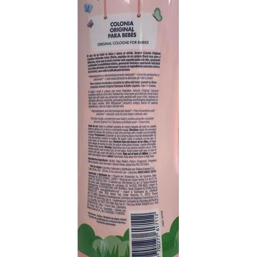 Arrurru Colonia Original Pink 27.05 oz or 800 Ml