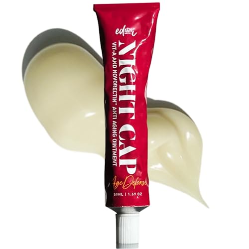 NIGHT CAP Facial Night Cream with Vitamin A, and NovoRetin Anti Aging Ointment to Minimize Appearance of Wrinkles and Fine Lines, 1.69 oz