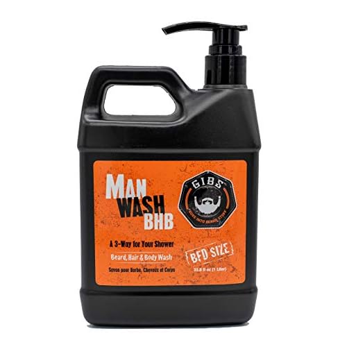 GIBS Grooming Man Wash Shampoo and Biofuel Conditioner, 33.8 fl. oz.