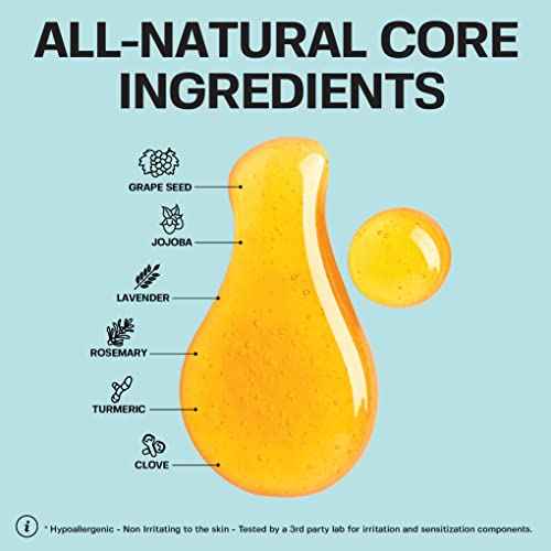 BASE LABORATORIES Piercing Bump Solution & Keloid Bump Removal | Soothing Piercing Aftercare for Piercing Bumps & Keloid Scar Removal | Ear & Nose Keloid Bumps Piercing Aftercare Solution Oil | 0.5 oz