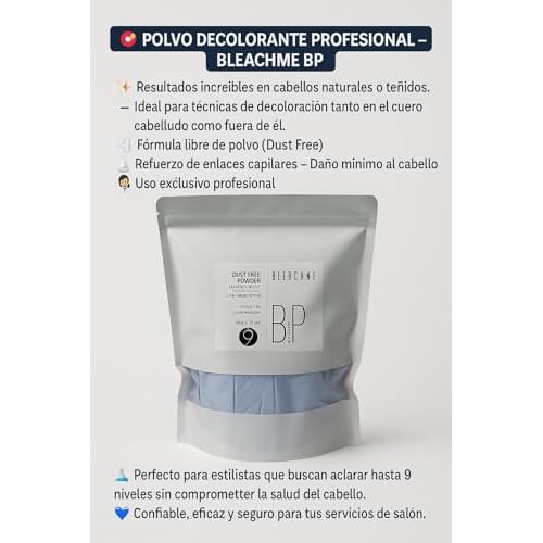 Professional Dust-Free Hair Bleaching Powder, Premium Lightener for Salon Use, 500g 16.9 Fl oz. Bond Enforcing Little Damaged to Hair. Beauty Salon, Hair Salon.