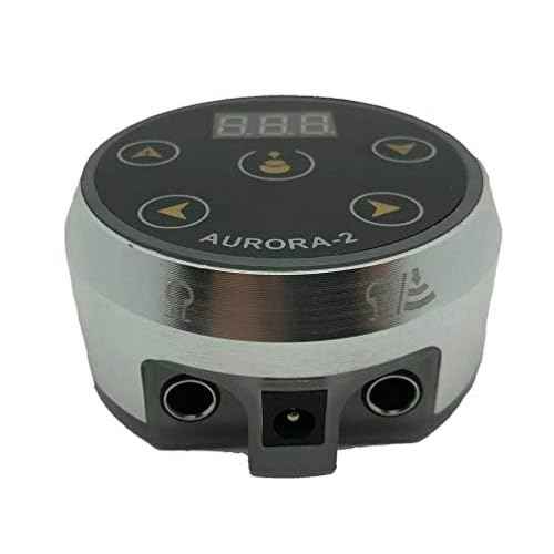 DGT New 2 Gen. Aurora II Dual Machines Tattoo Power Supply (Silver)