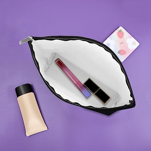 Black Makeup Bag - Clinical Instructor Appreciation Gifts, Cosmetic Bag for Women, Travel Pouch